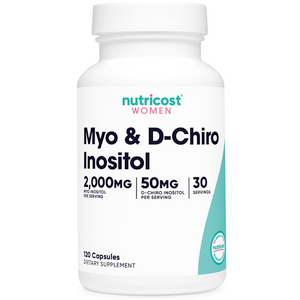 Myo D Chiro Inositol | Nutricost | 120 cápsulas