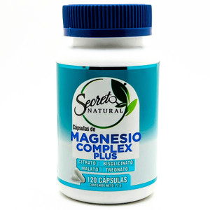 Magnesio Complex Plus | Secreto Natural | 120 capsulas
