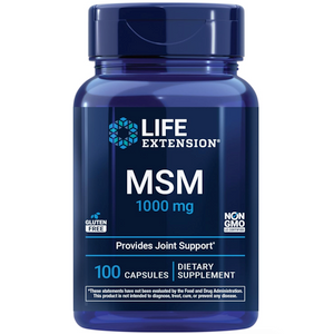MSM 1000 mg | Life extension | 100 cápsulas