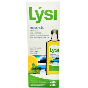 Omega 3 menta limón | Lysi | 240 ml