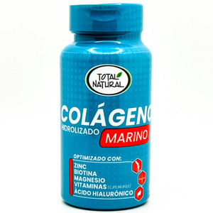 Colágeno Marino | Total Natural | 60 cápsulas