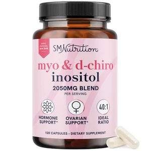 Myo-Inositol + D-Chiro Inositol 40:1 | SM Nutrition | 120 cápsulas