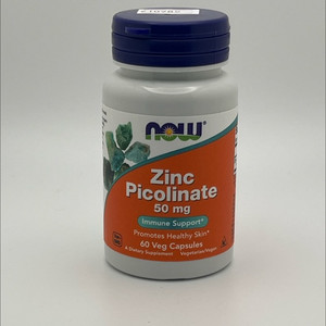 Zinc Picolinato 50 mg | NOW | 60 Cápsulas