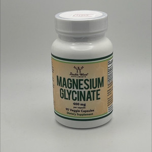 Glicinato de Magnesio 400 mg | Double Wood | 90 cápsulas