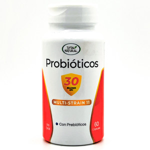 Probióticos 30 billones | Total Natural | 60 cápsulas