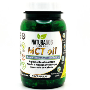 MCT Oil 500 mg | Natura 506 | 90 cápsulas