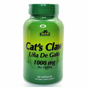 Cats Claw 1000 mg Uña de gato | Alfa Vitamins | 60 Cápsulas