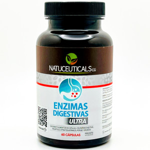 Enzimas Digestivas Ultra | Natuceuticals | 60 Cápsulas
