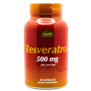 Resveratrol 500 mg | Alfa Vitaminas | 60 Cápsulas