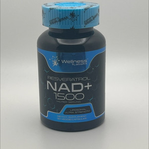 NAD + Resveratrol 1500 mg | Wellness LabsRX | 90 Cápsulas