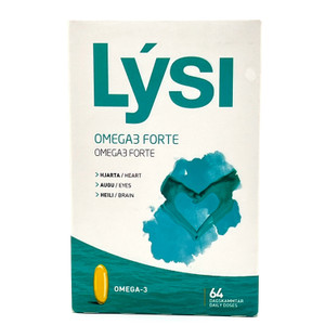 Omega 3 Forte | Lysi | 64 Softgels
