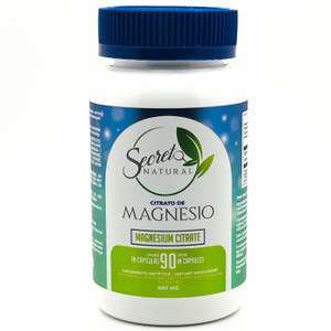 Citrato de Magnesio | Secreto Natural | 90 Cápsulas