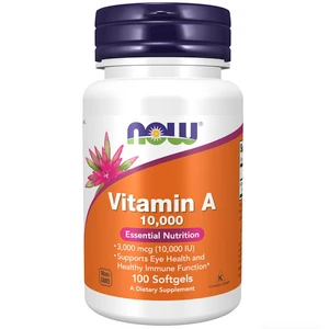 Vitamina A | Now | 100 capsulas