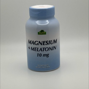 Magnesio con melatonina 10 mg | Alfa Vitaminas | 60 Cápsulas