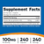 Vitamina B6 | Nutricost | 240 capsulas