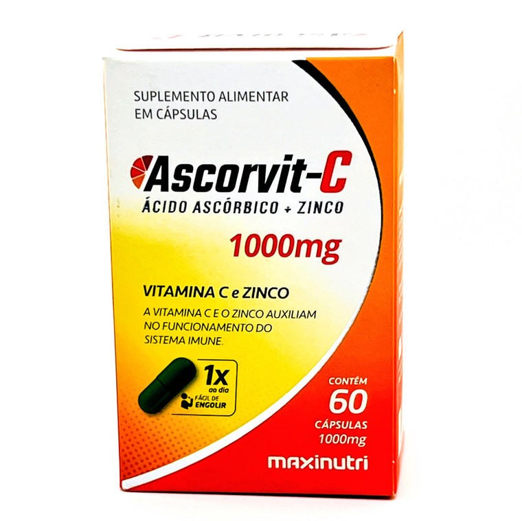 Ascorbit C 1000mg  | Maxi Nutri | 60 Cápsulas