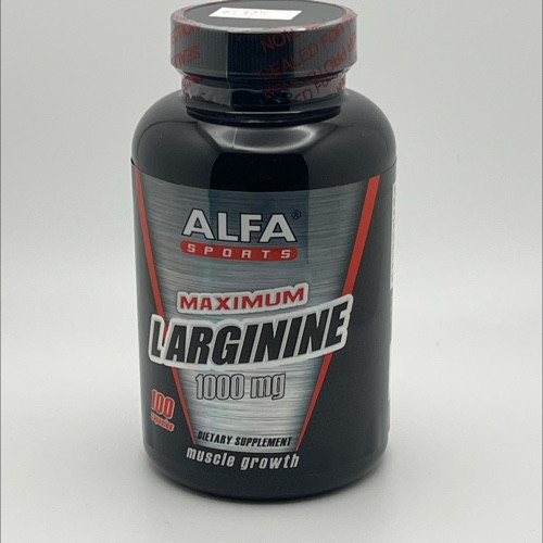 L Arginina | Alfa Sports Alfa vitaminas | 100 Capsulas