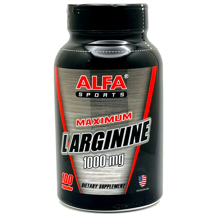 L Arginina | Alfa Sports Alfa vitaminas | 100 Capsulas