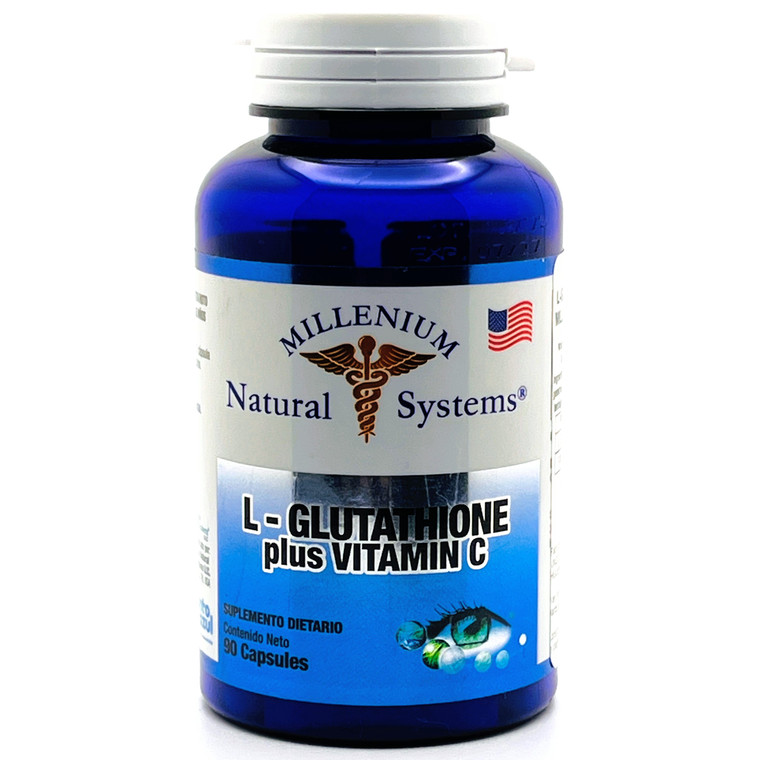L Glutation Plus Vitamina C | Millenium | 90 Cápsulas