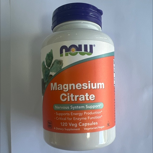 Citrato de Magnesio 400 mg | NOW | 120 Cápsulas