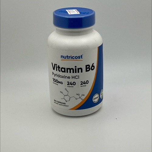 Vitamina B6 | Nutricost | 240 capsulas