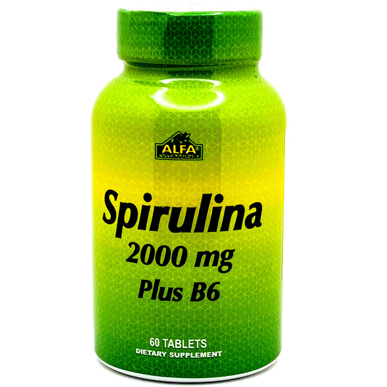 Espirulina 200 mg | Alfa Vitaminas | 60 tabletas