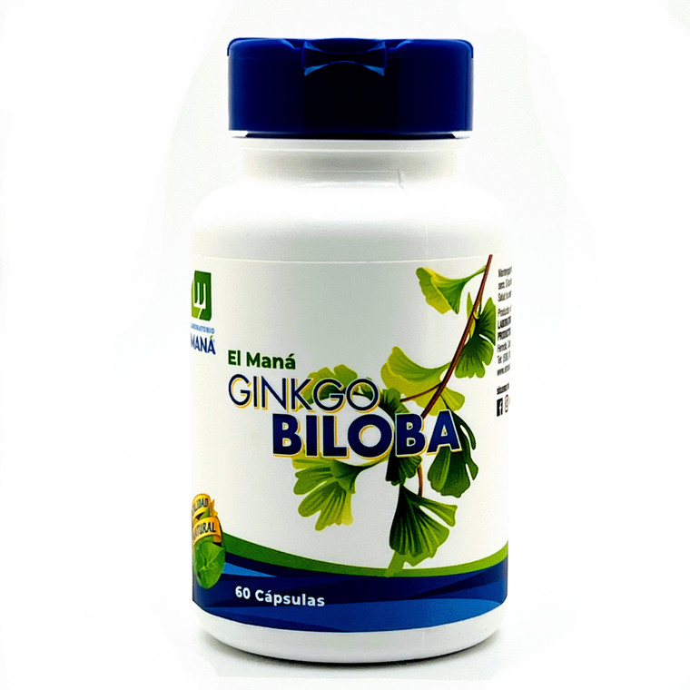 Ginkgo Biloba | El Maná | 60 Cápsulas