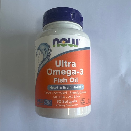 Ultra Omega 3 Fish Oil | NOW | 90 cápsulas