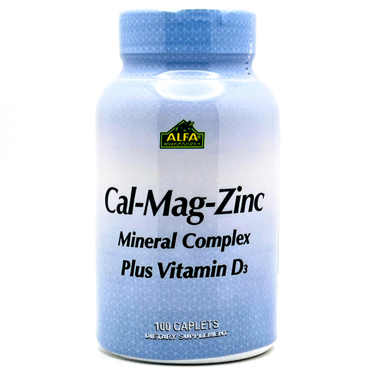 Cal Mag Zinc Plus Vitamina D | Alfa Vitaminas |100 Comprimidos