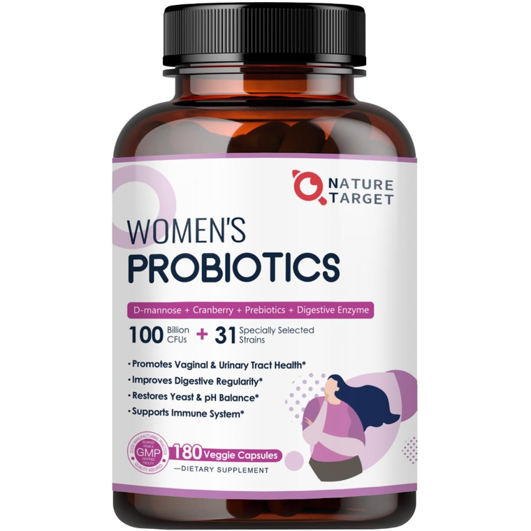 Probioticos para mujer | Nature Target | 180 Cápsulas