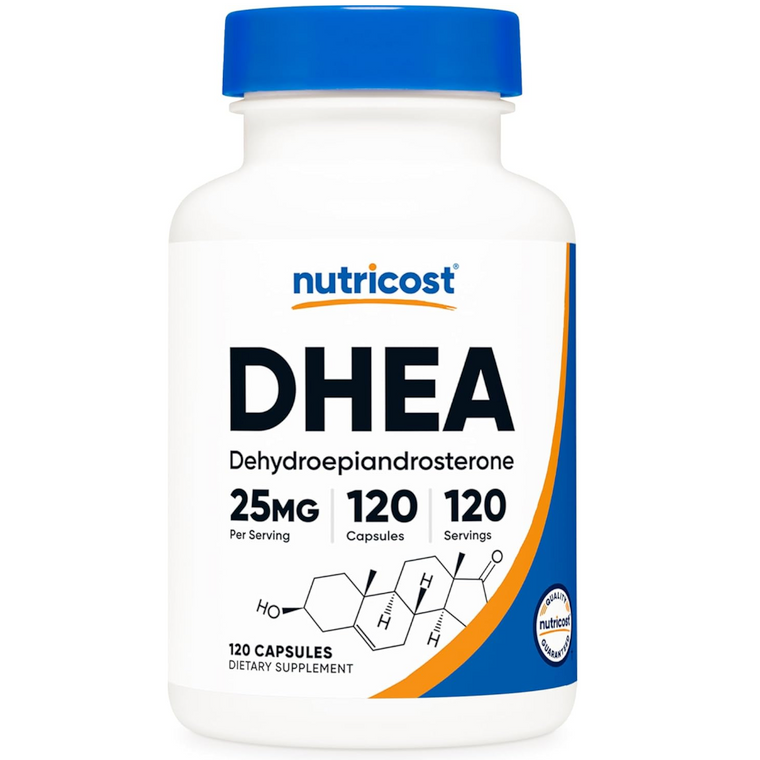 DHEA 25 mg | Nutricost | 120 Cápsulas