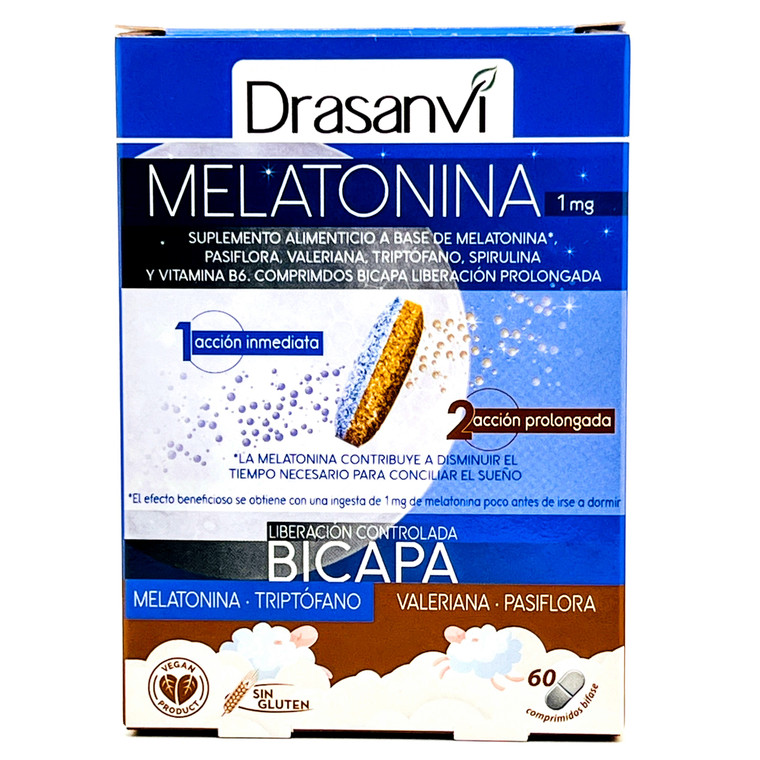 Melatonina Bicapa | Drasanvi | 60 comprimidos
