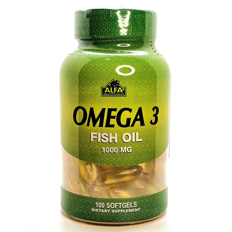 Omega 3 | Alfa Vitaminas | 100 Softgels