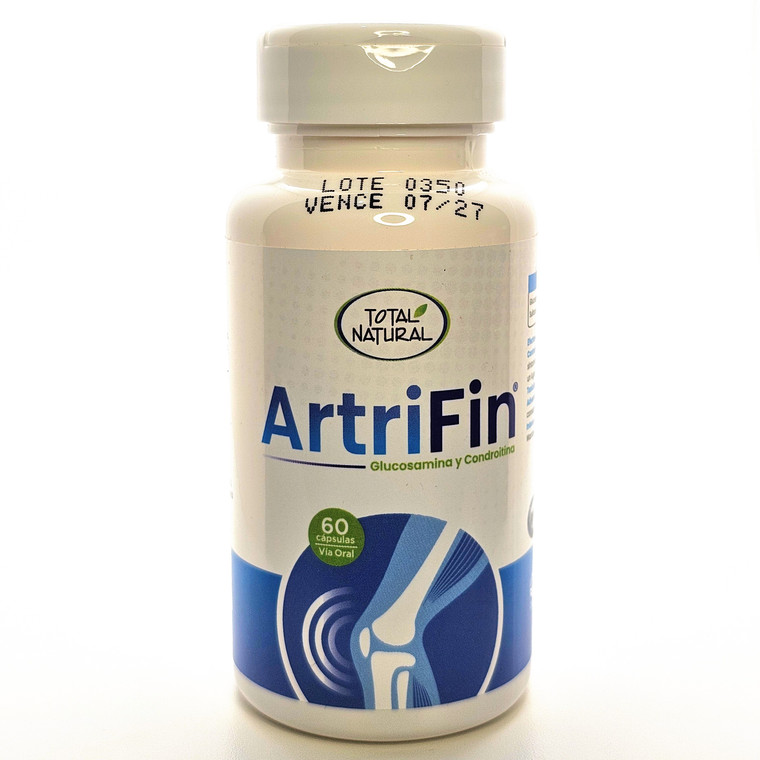Artrifin glucosamina y condroitina | Total Natural | 60 Cápsulas