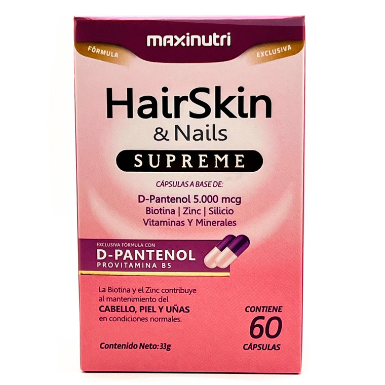 Hair Skin and Nails | Maxi Nutri | 60 Cápsulas