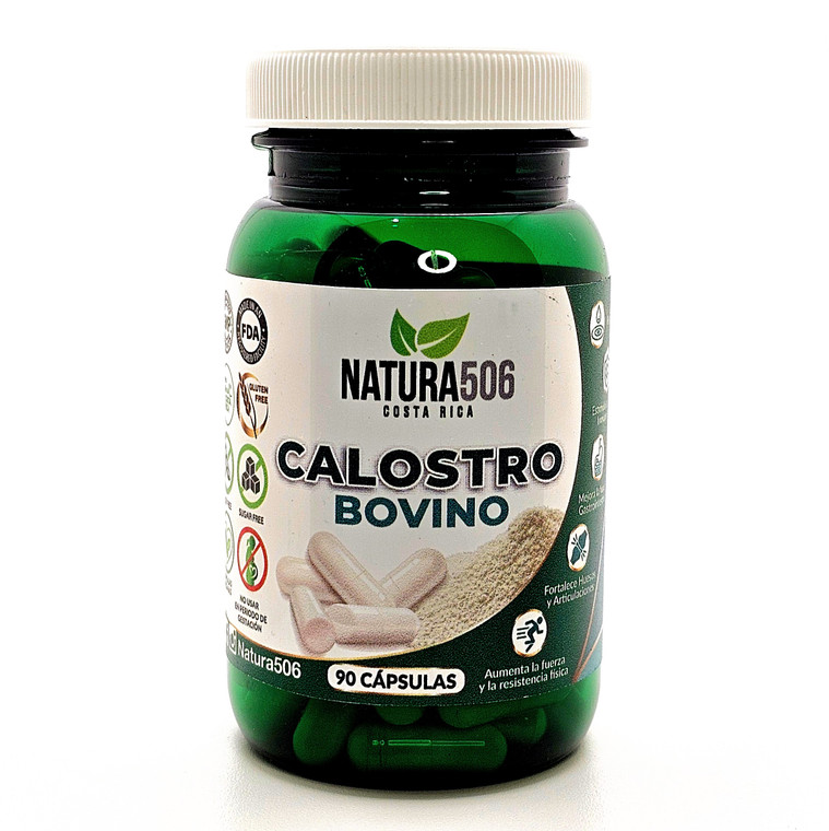 Calostro Bovino 500 mg | Natura 506 | 90 Cápsulas