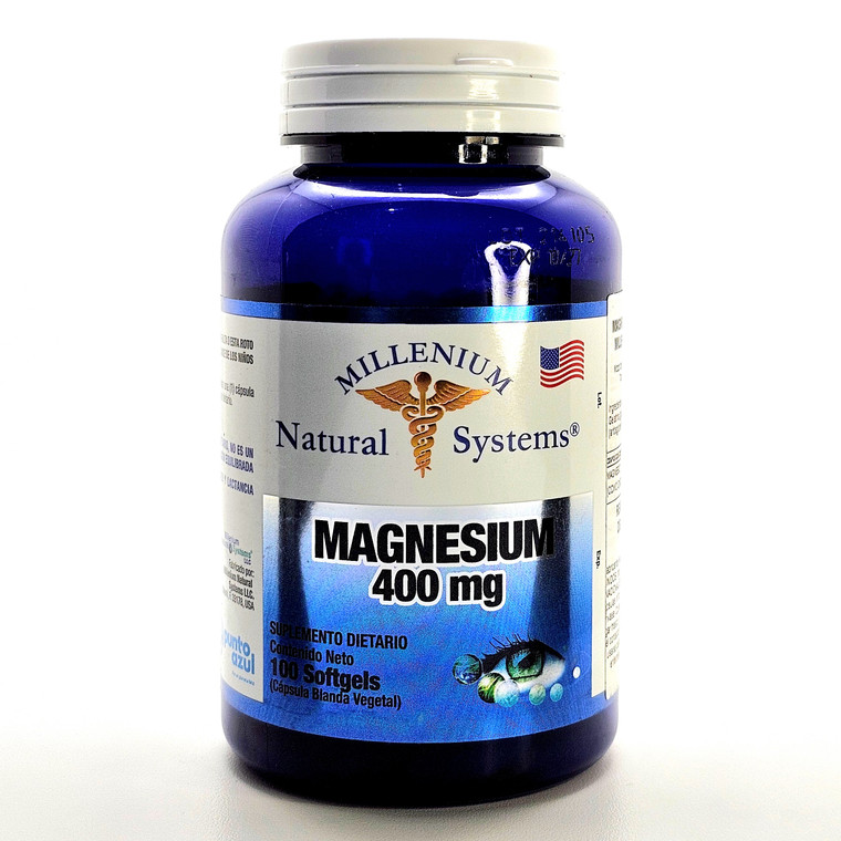 Oxido de Magnesio 400 mg | Millenium | 100 Softgels