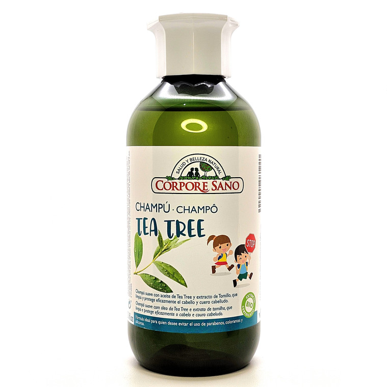 Champú escolar antipiojos Arbol de té | Corpore Sano | 300 ml