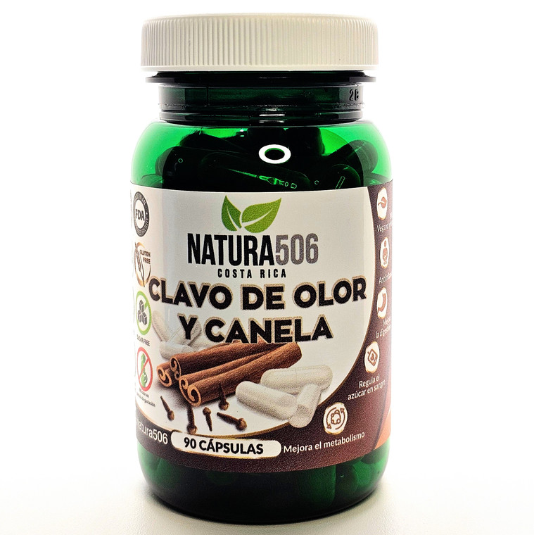 Clavo de olor y canela | Natura 506 | 90 Cápsulas