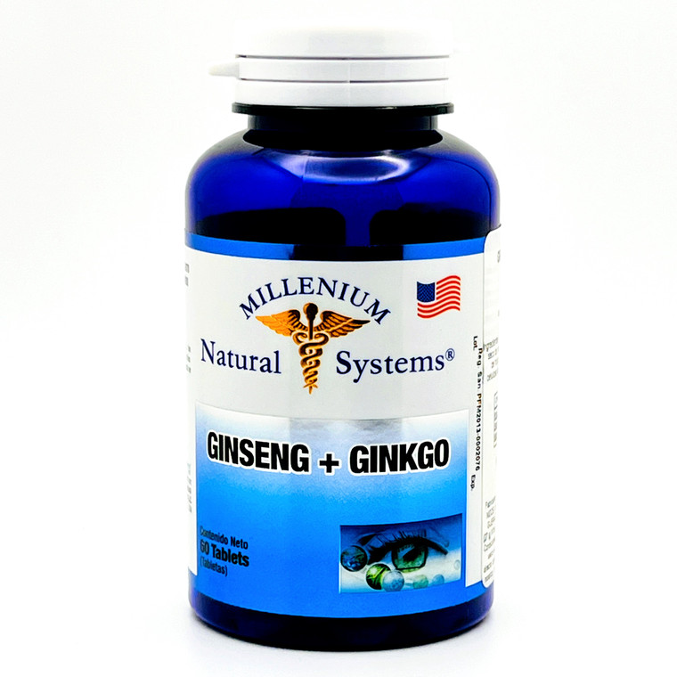 Ginseng Ginkgo Biloba | Millenium | 60 Cápsulas