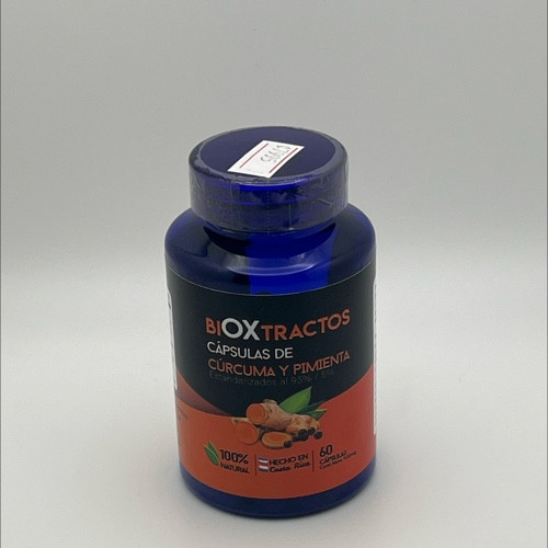 Cúrcuma y Pimienta | Bioxtractos | 60 Cápsulas
