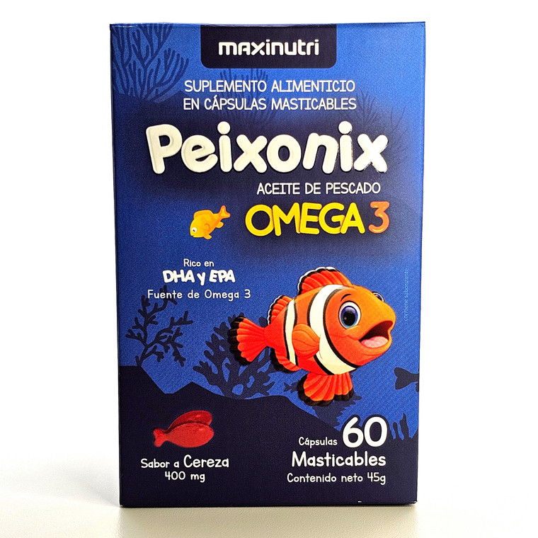 Omega 3 para niños Peixonix | Maxi Nutri | 60 Gomitas