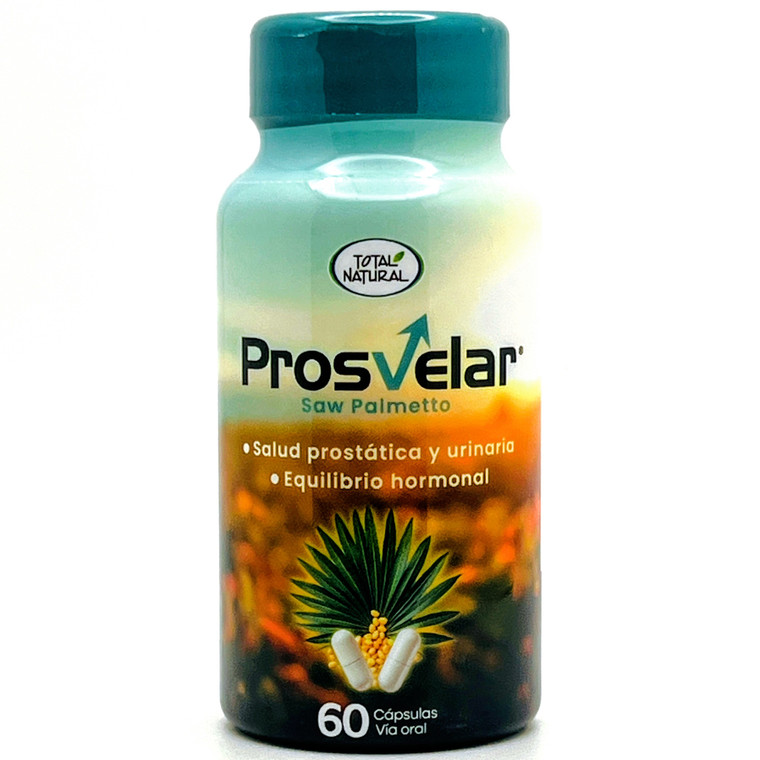 ProsVelar Saw Palmetto | Total Natural | 60 cápsulas