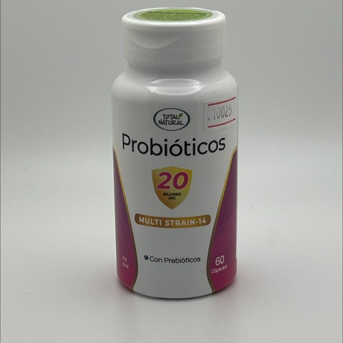 Probióticos 20 billones | Total Natural | 60 cápsulas