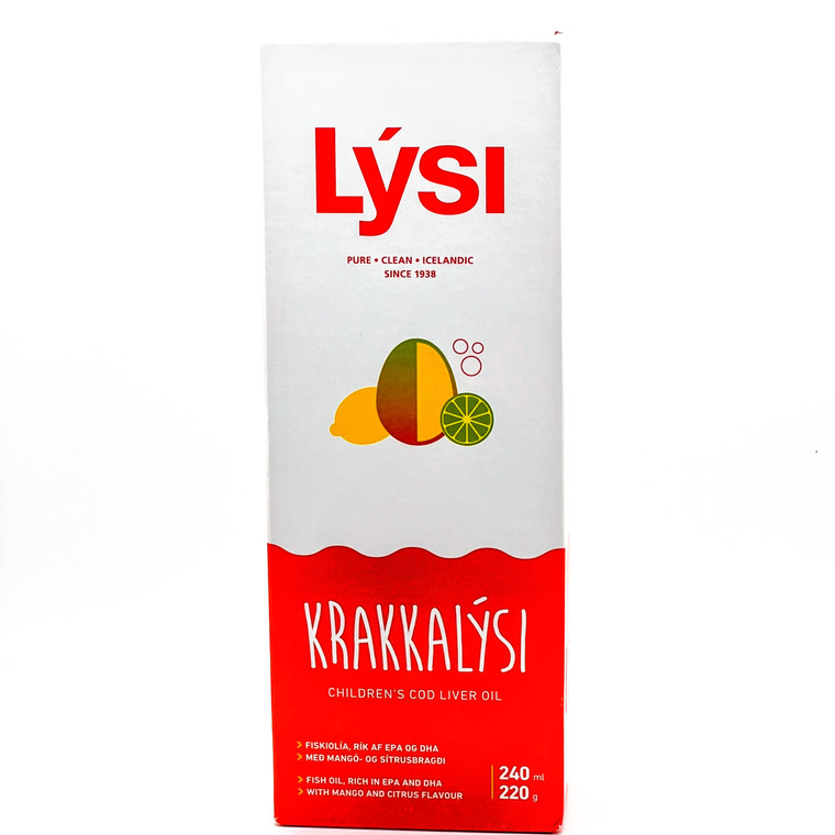 Aceite de hígado de bacalao niños | Lysi | 240 ml