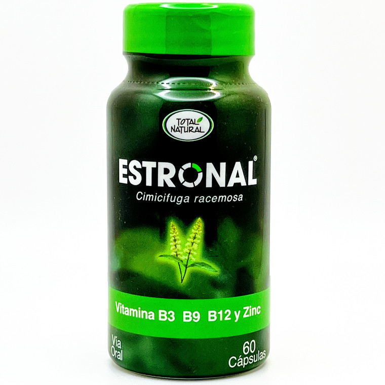 Estronal B3 B9 B12 Zn | Total natural | 60 cápsulas