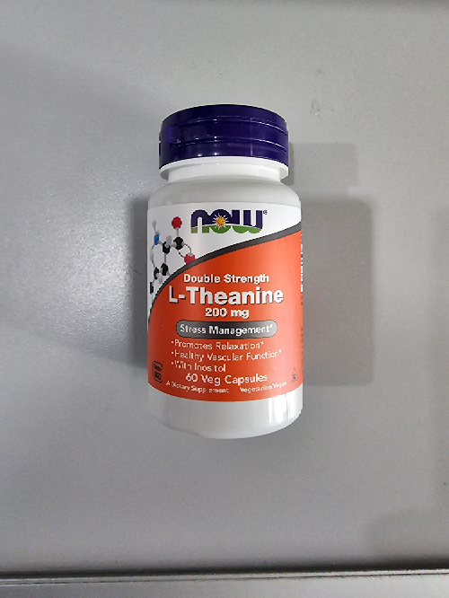 L-Theanina 200mg | NOW | 60 Capsulas