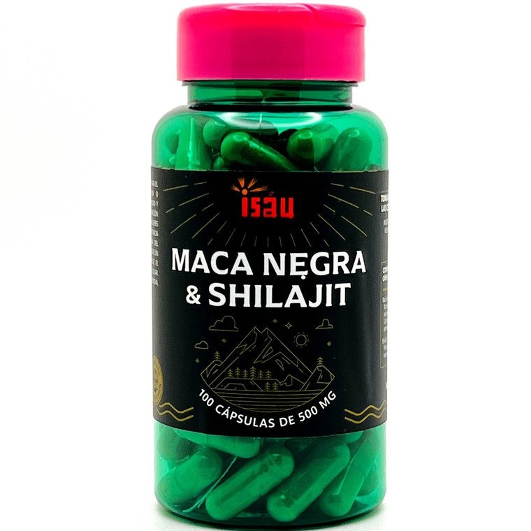 Maca Negra & Shilajit | Isau | 100 cápsulas