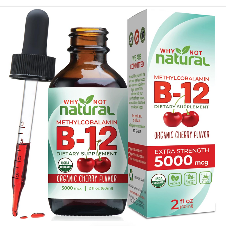 B12 Metilcobalamina Sublingual | Why Not Natural | 60 ml