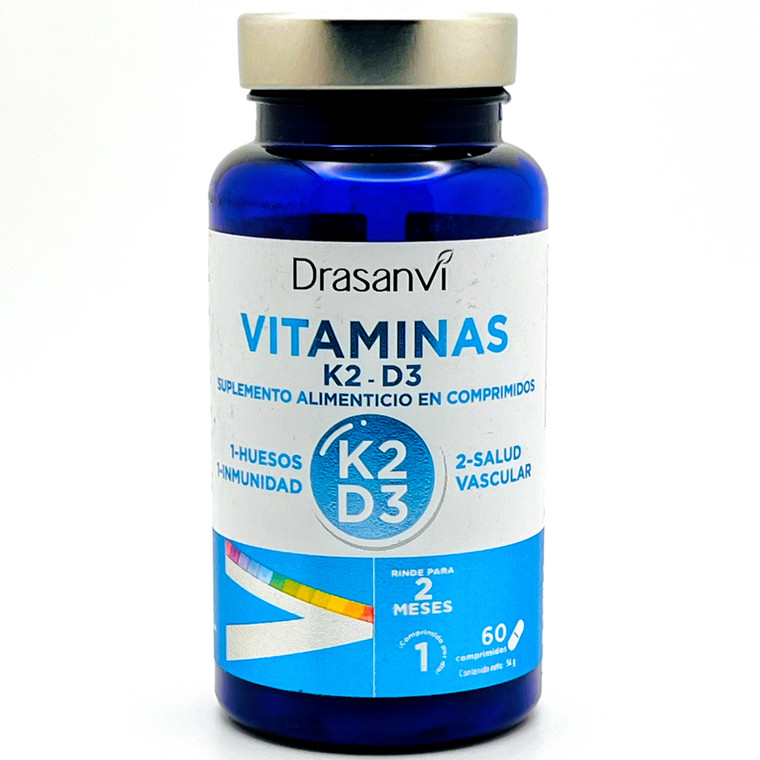 Vitamina D3 K2 | Drasanvi | 60 comprimidos